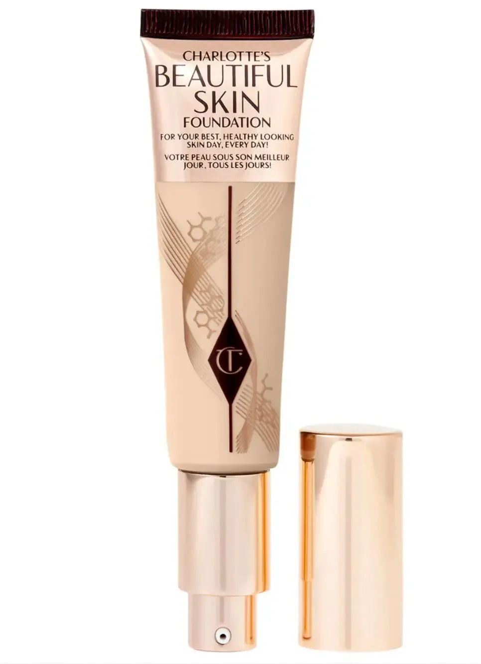 Charlotte Tilbury Beautiful Skin Medium Coverage Liquid Foundation #3 Neutral